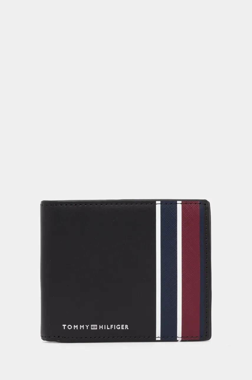

Кожаный кошелек Tommy Hilfiger, черный