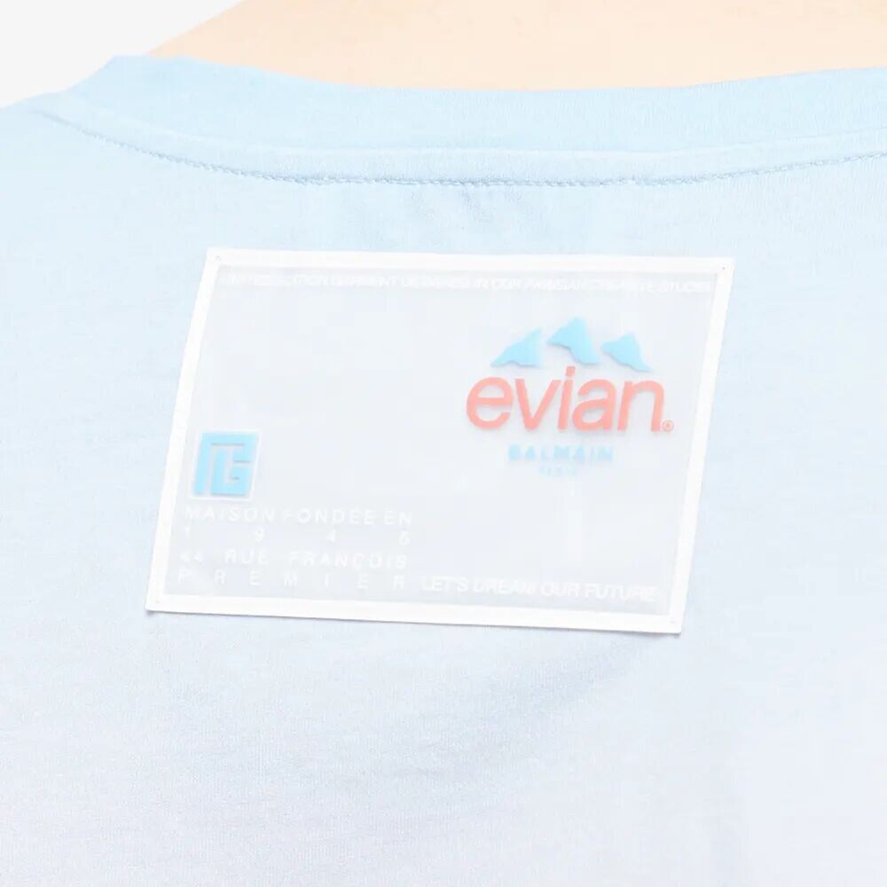 

Футболка Balmain x Evian Tie Dye, синий