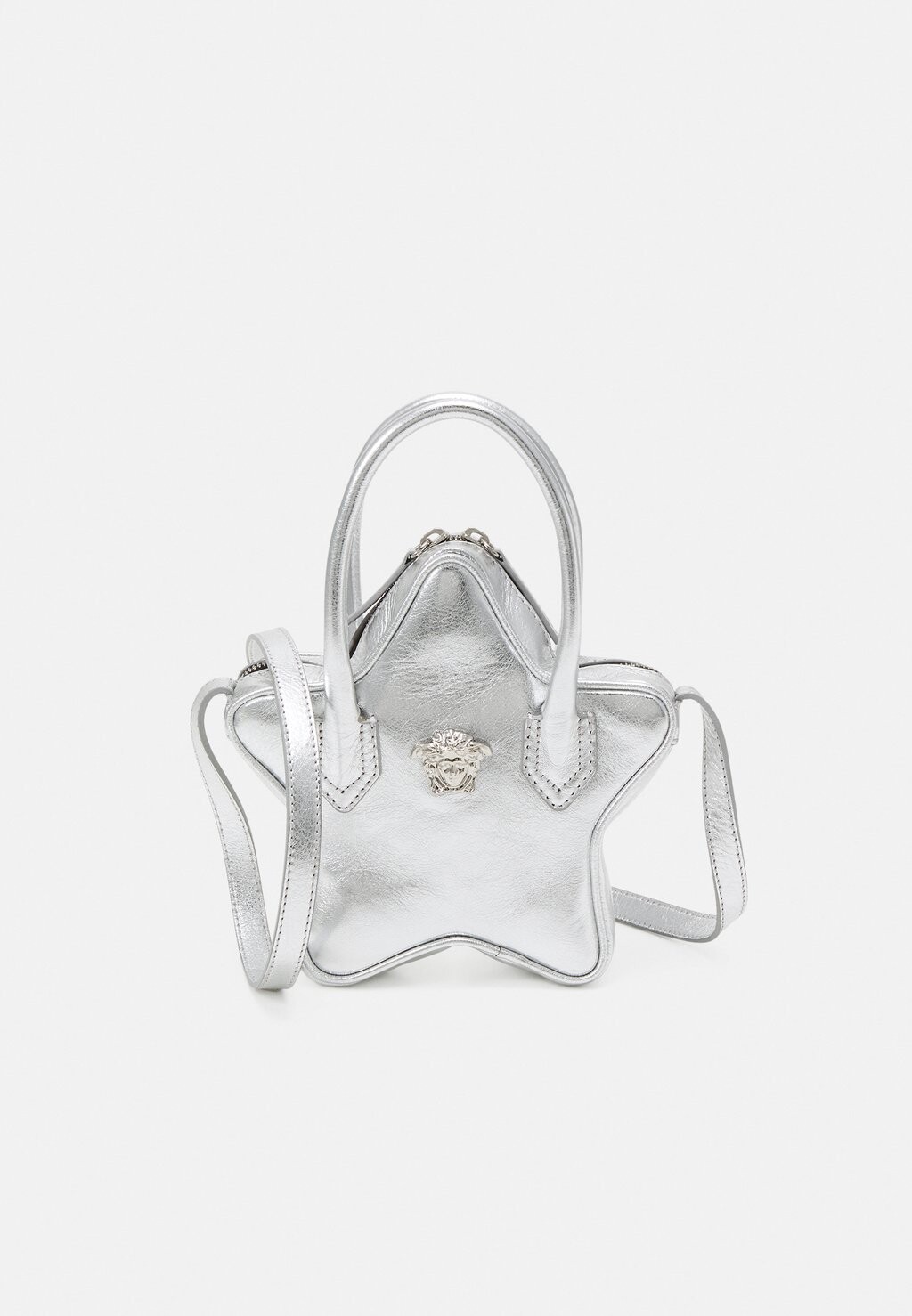 

Сумочка Borsa Stella Laminato Unisex Versace, цвет argento palladio