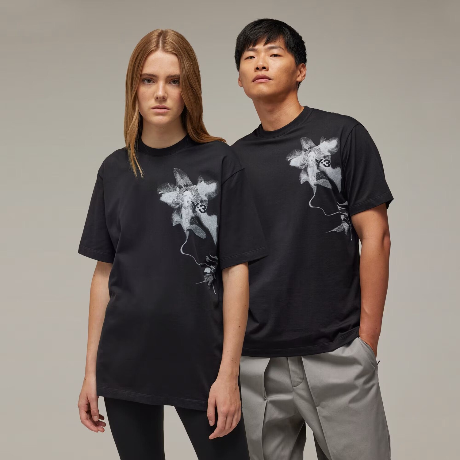 

Футболка с короткими рукавами и рисунком Y-3 Adidas
