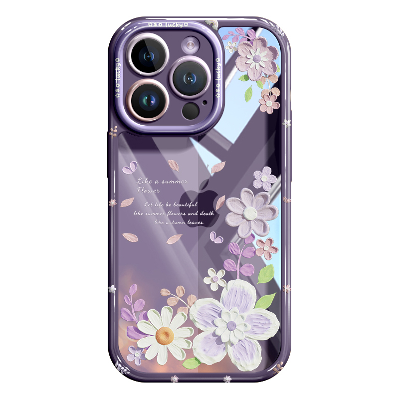 

Super Mouse Чехол для телефона, Cherry blossom pink lace powder cream shell HD translucent