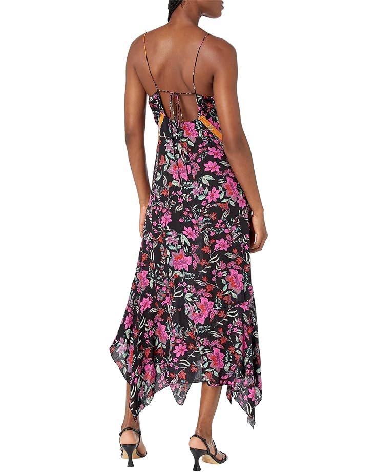 

Платье Free People There She Goes Printed Maxi, цвет Black Combo