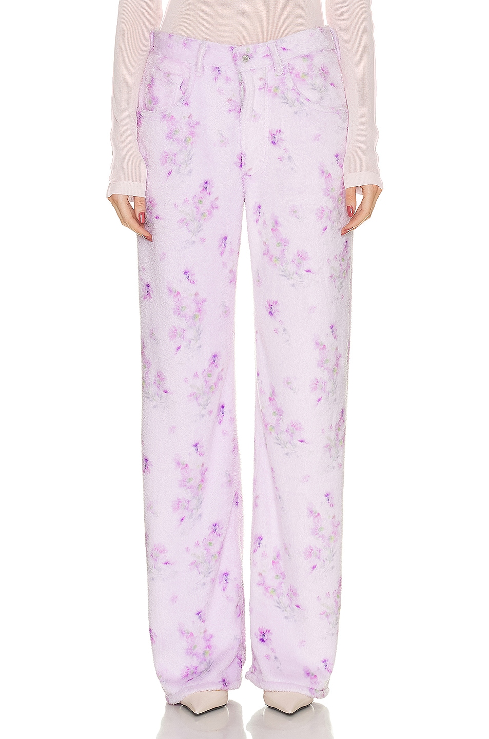 

Брюки Acne Studios Printed Trouser, цвет Orchid Purple