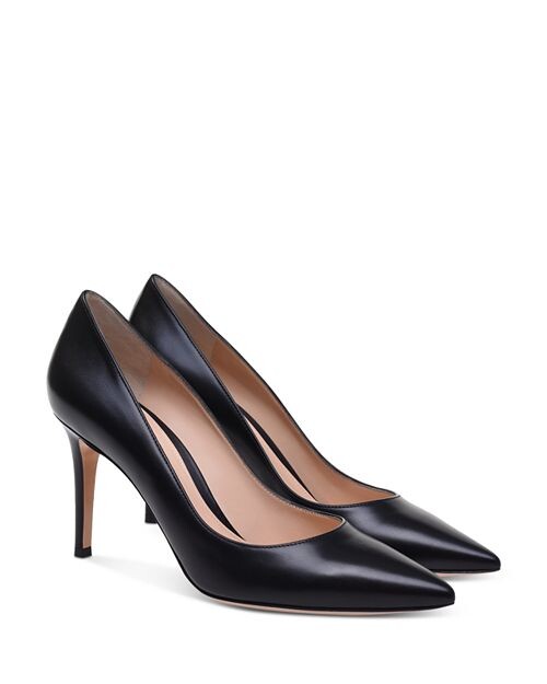 

Женские туфли-лодочки Gianvito на высоком каблуке с острым носком Gianvito Rossi, цвет Black