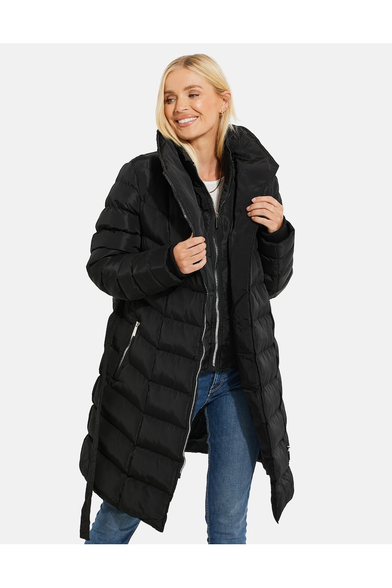 Куртка зимняя стеганая Wintermantel 5909 Threadbare, черный