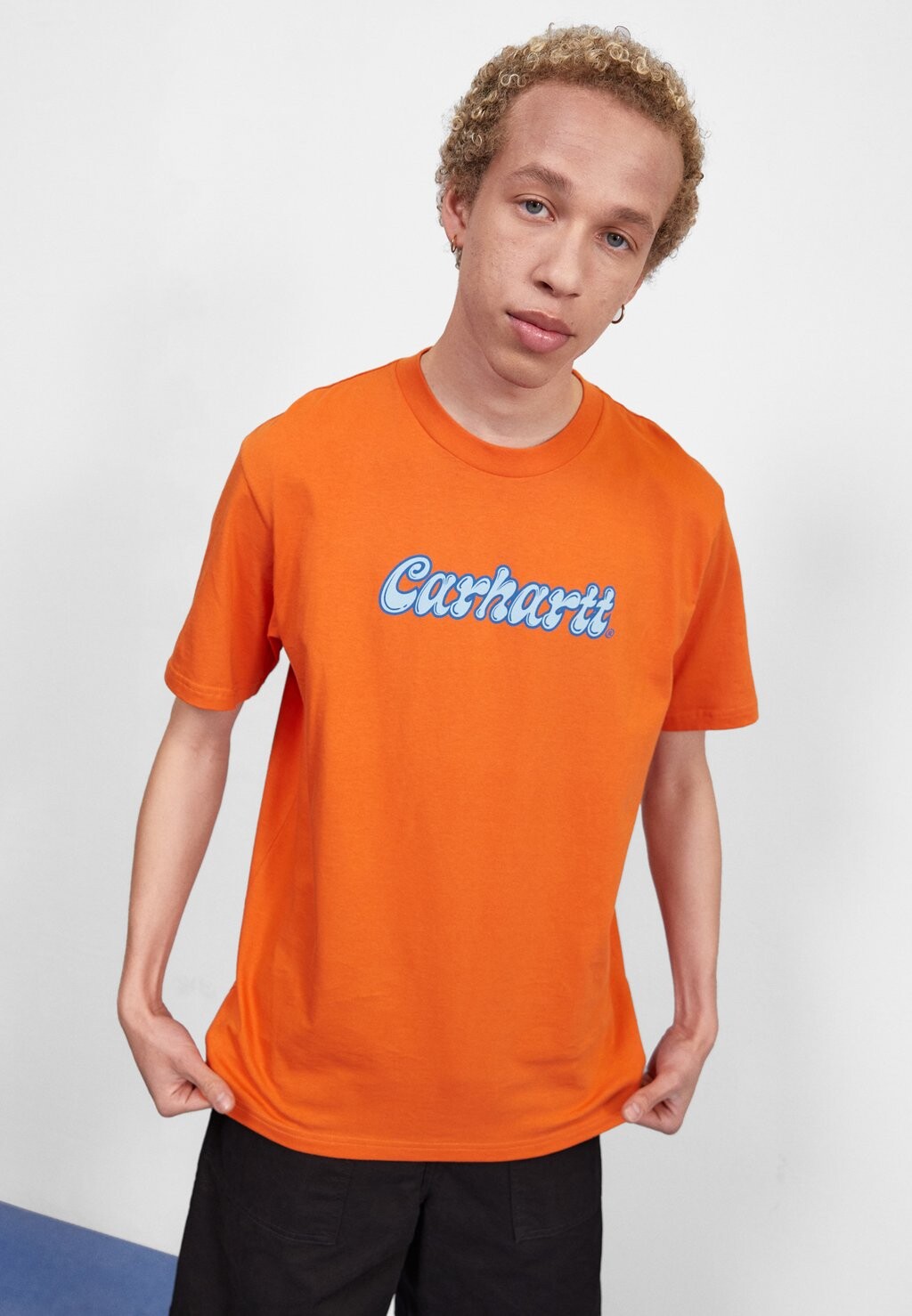 

Футболка с принтом Carhartt WIP, коралловый, Красный