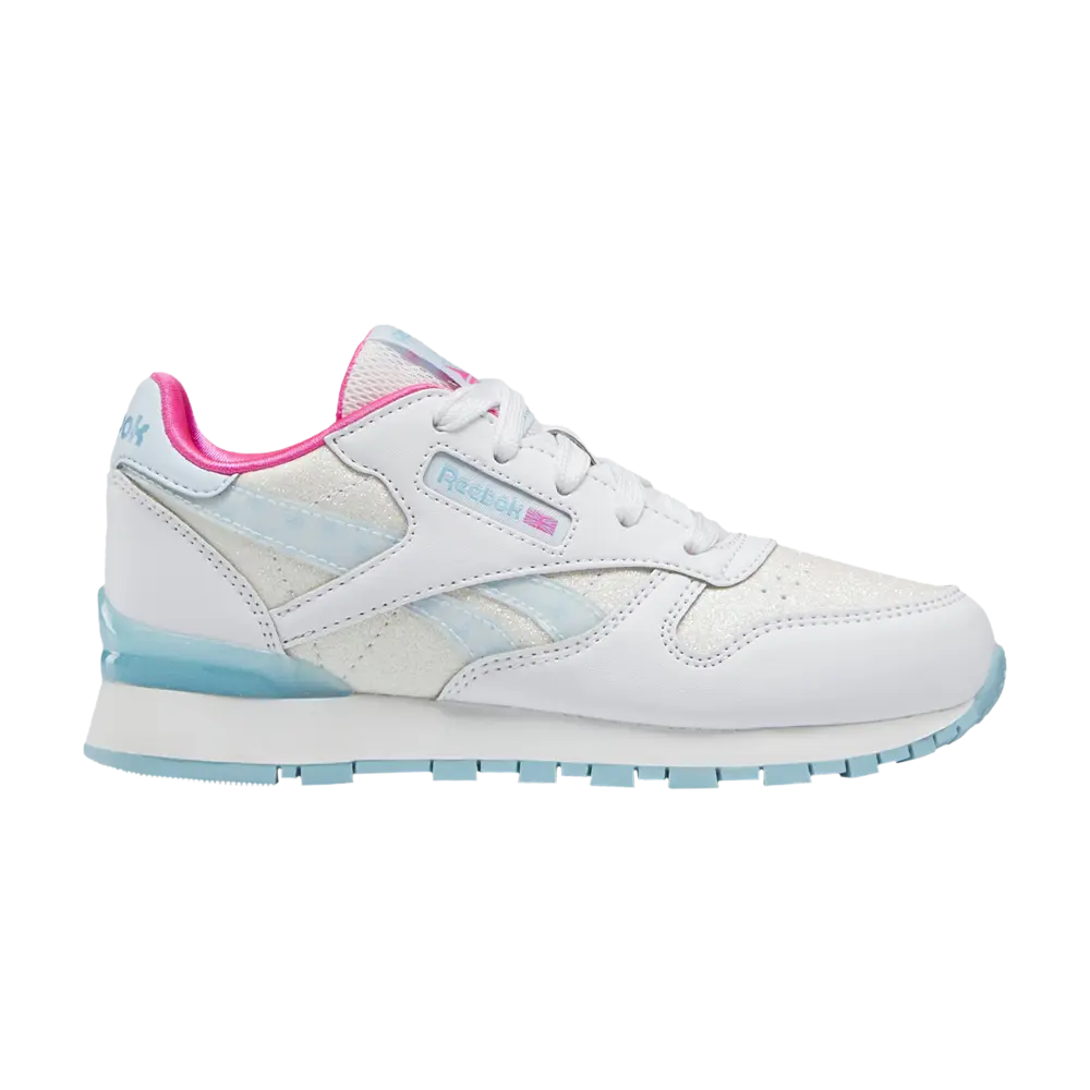 

Кроссовки Classic Leather Step Flash Little Kid Reebok, белый