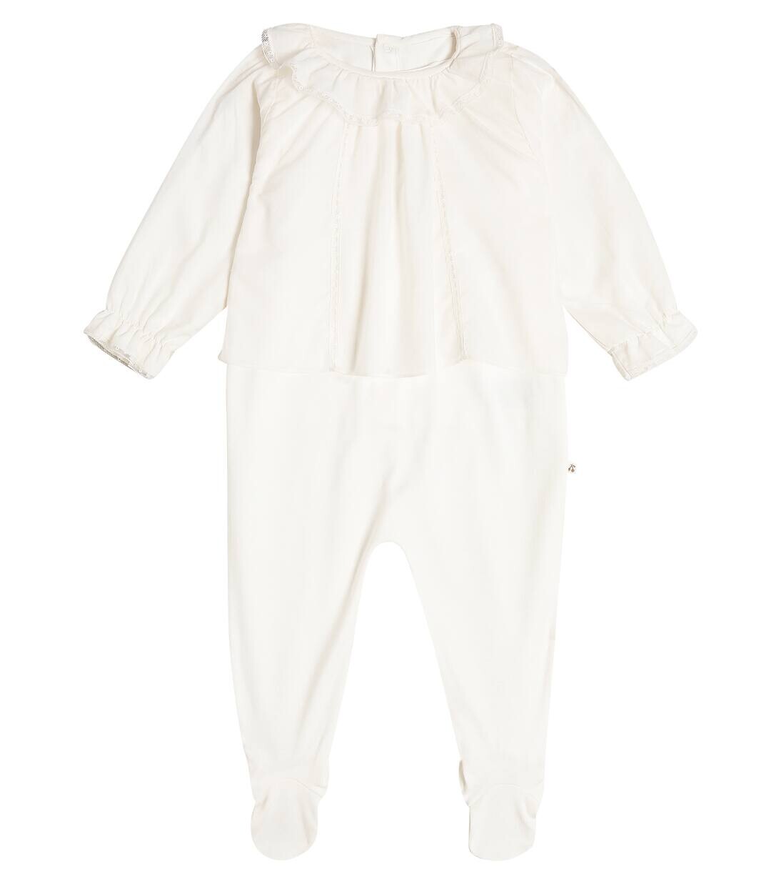 

Хлопковый комбинезон Baby Brise Bonpoint, цвет off white