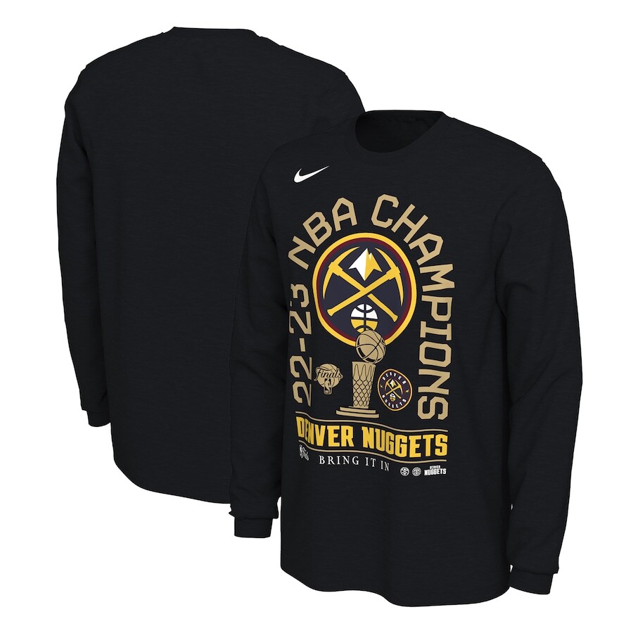 

Футболка с длинным рукавом Nike Denver Nuggets, черный