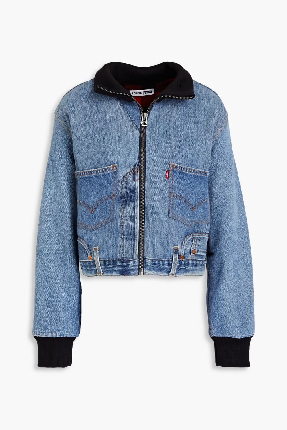 

Джинсовая куртка 80-х годов Re/Done With Levi'S, легкий деним