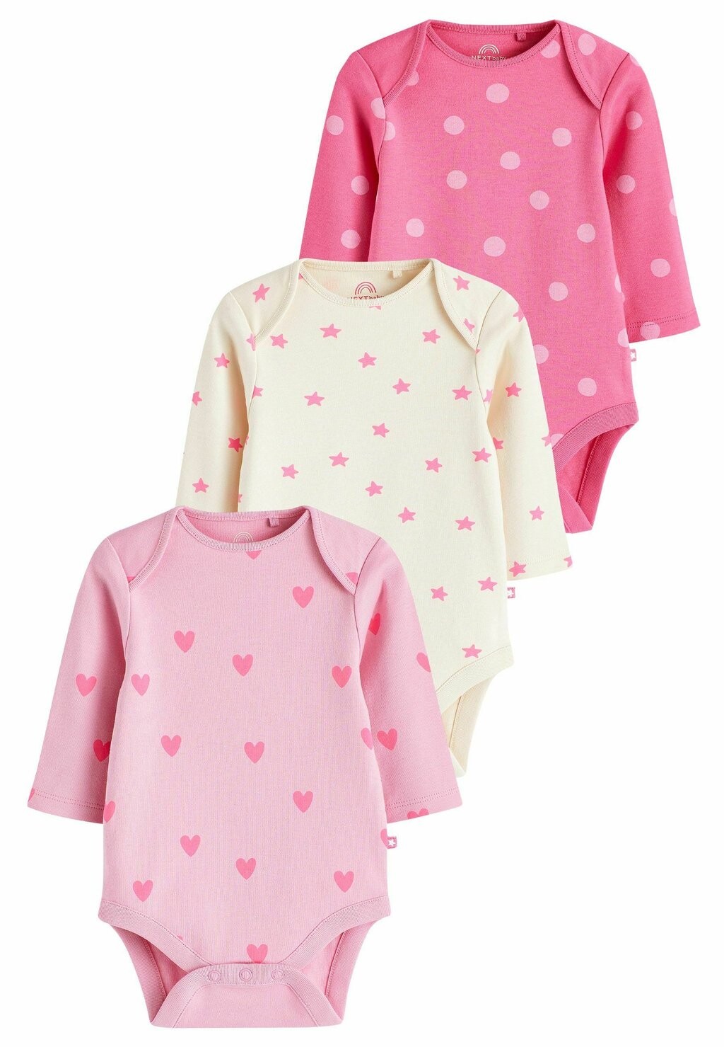 

Боди SLEEVE 3 PACK Next, цвет pink
