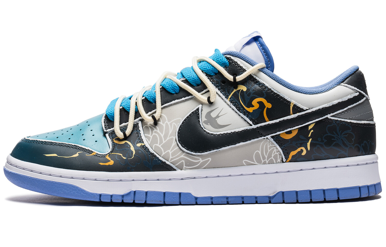 

Кроссовки Nike Skateboarding Shoes Unisex Low-top Blue, синий
