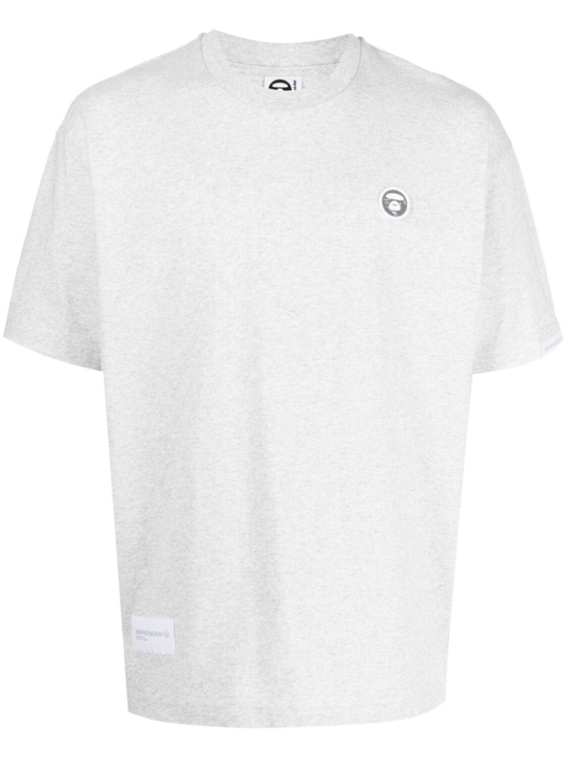 

AAPE BY *A BATHING APE футболка с нашивкой Milo, серый
