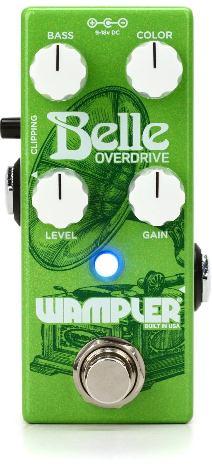 

Прозрачная педаль Overdrive Wampler Belle