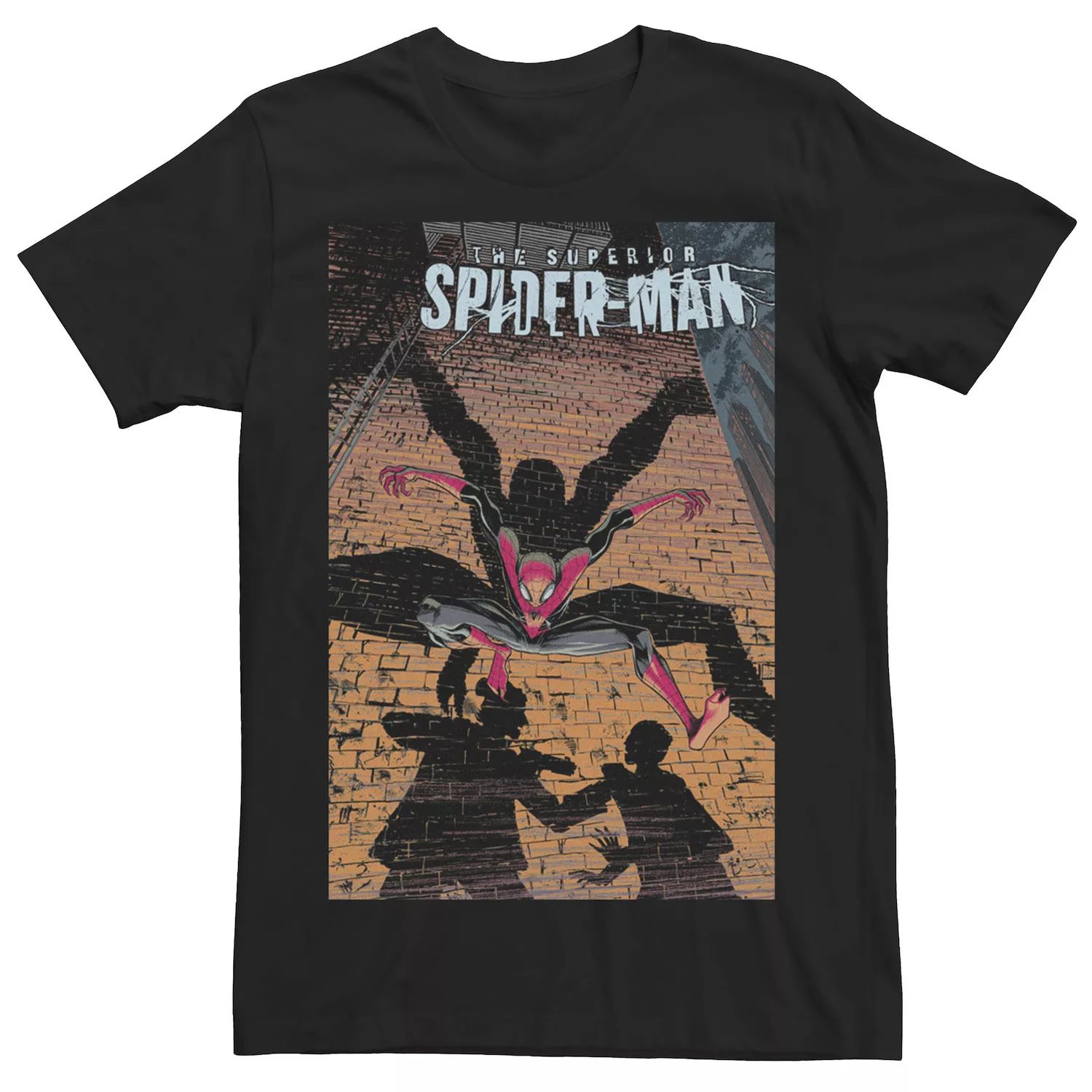 Мужская улучшенная футболка с обложкой комикса «Человек-паук» Marvel мужская черная футболка с обложкой комикса marvel prince namor черный