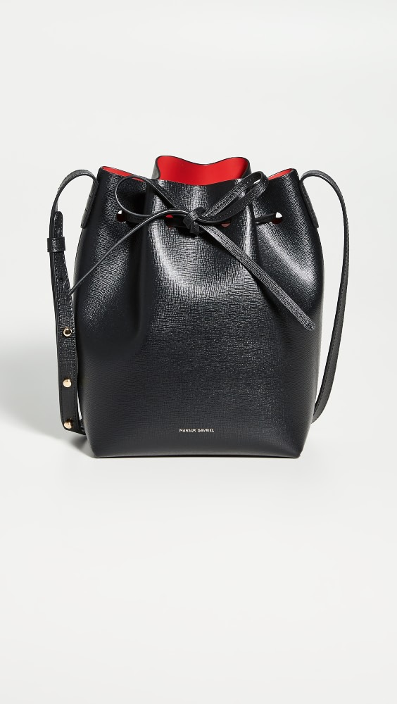 

Сумка Mansur Gavriel Mini Bucket, черный