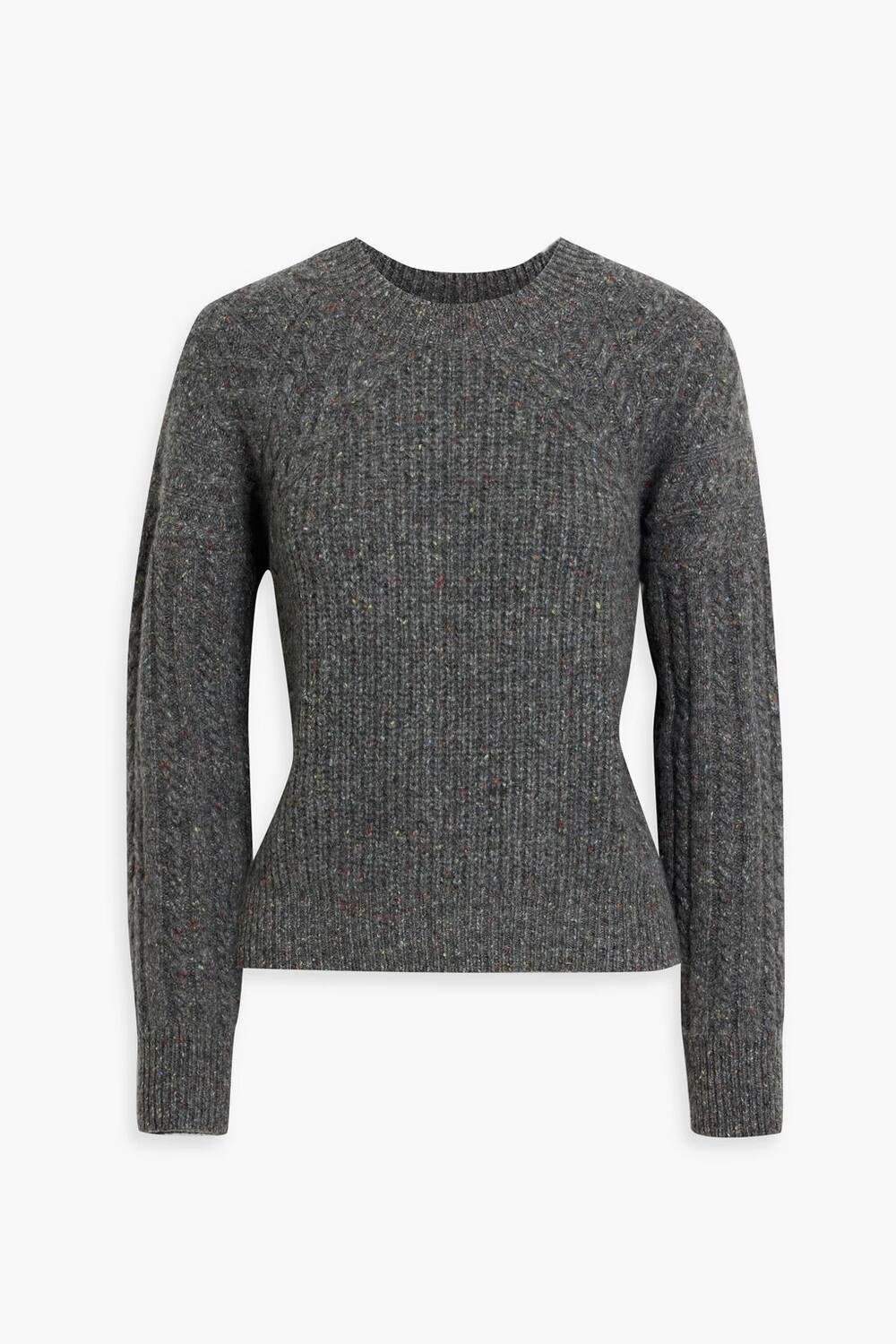 

Кашемировый свитер косой вязки Autumn Cashmere, темно-серый