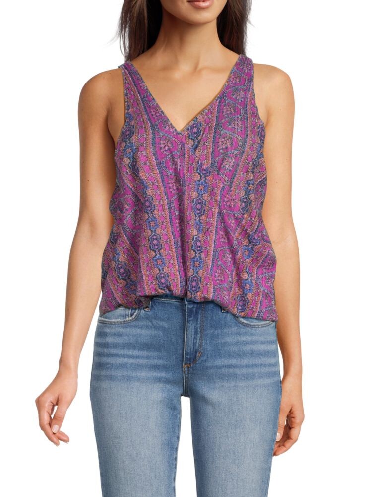 

Ваша искривленная майка Free People, цвет Summer Bloom