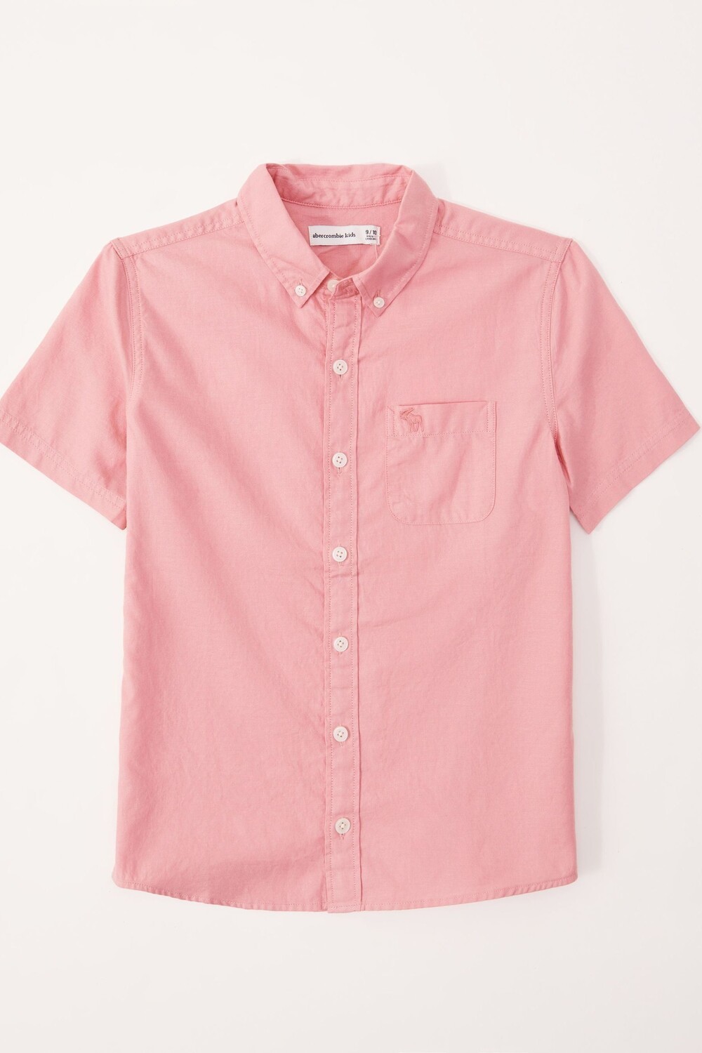 

Футболка с короткими рукавами и карманом Abercrombie & Fitch, розовый