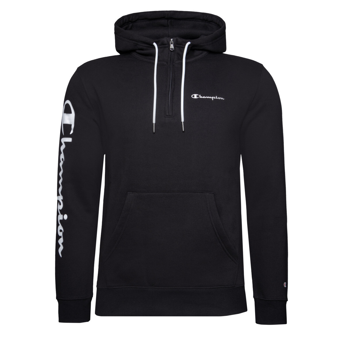 

Толстовка Champion Kapuzenpullover Hooded Half Zip, черный