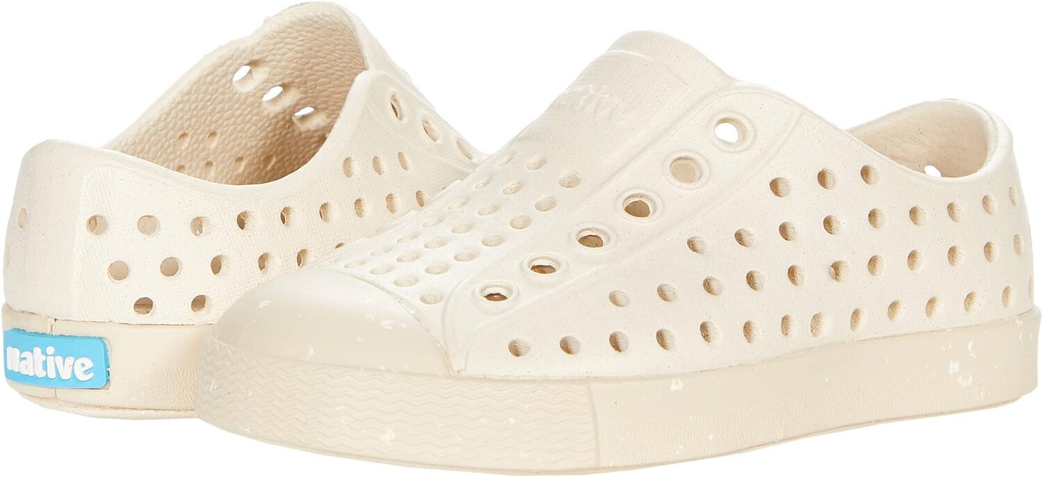 

Кроссовки Jefferson Bloom Slip-On Sneakers Native Shoes Kids, цвет Bone White/Soy Beige/Shell Speckles