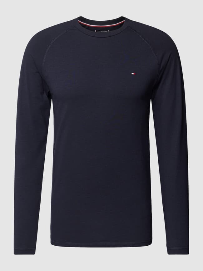 

Модель с длинным рукавом и вышивкой логотипа SIGNATURE Tommy Hilfiger, темно-синий