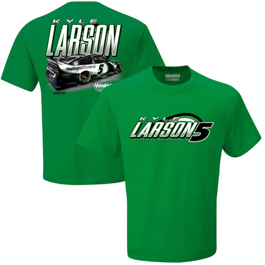 

Футболка с коротким рукавом Hendrick Motorsports Team Collection Kyle Larson, зеленый