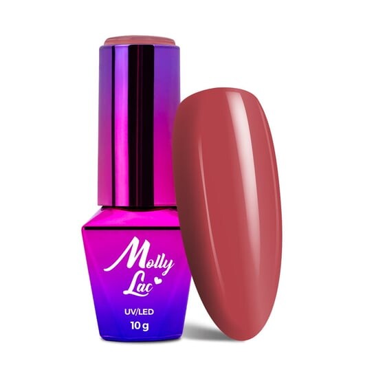 Гибридный лак для ногтей Hearts & Kisses Dark Raspberry 10 г № 193 MollyLac