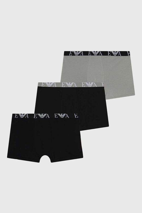 3 упаковки боксеров Emporio Armani Underwear, черный