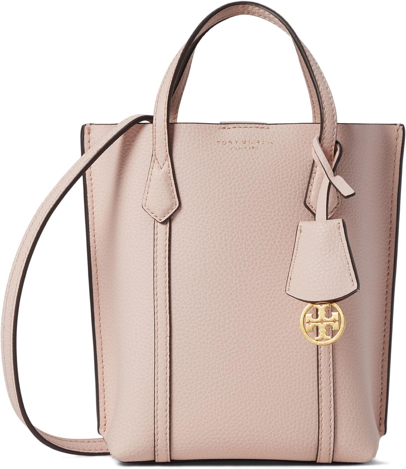 

Сумка Tory Burch Mini Perry Tote, цвет Shell Pink