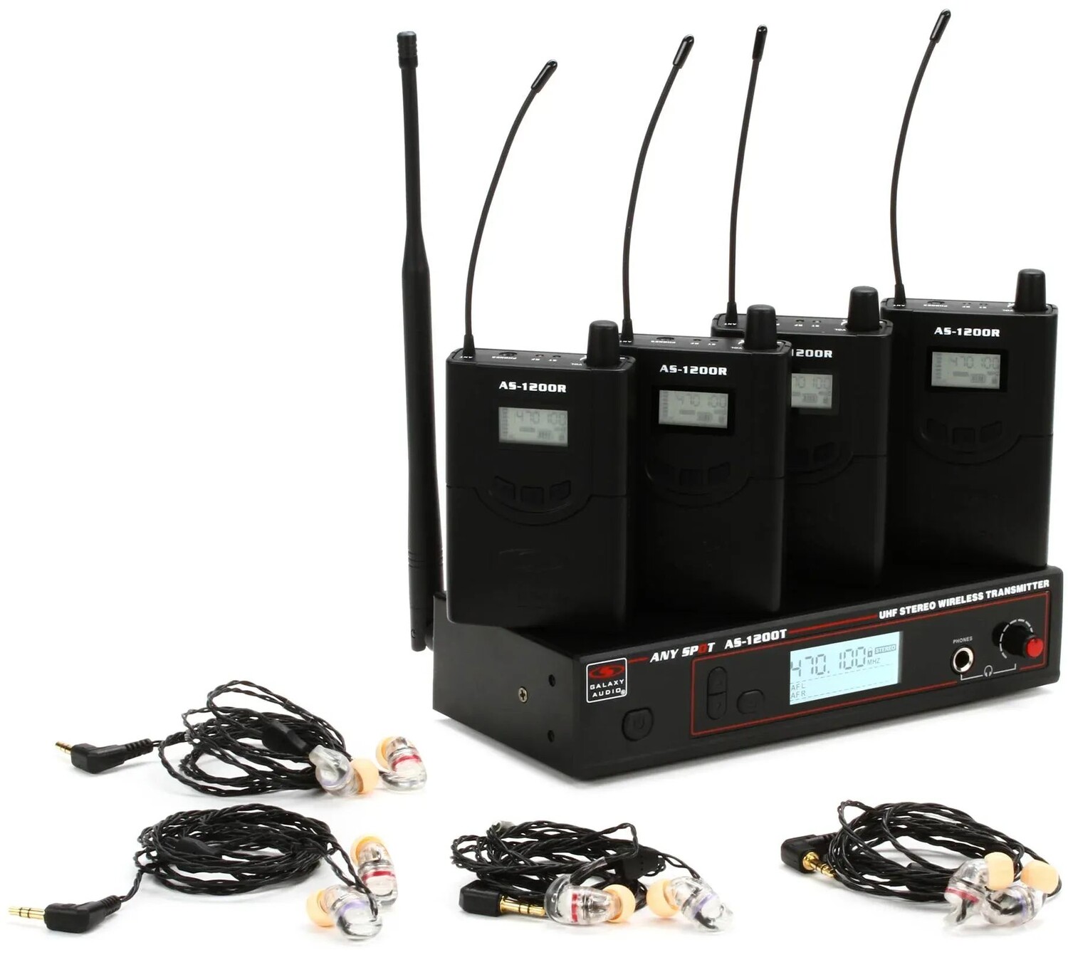 

Беспроводная система внутриканального монитора Galaxy Audio AS-1206-4P4 — диапазон P4