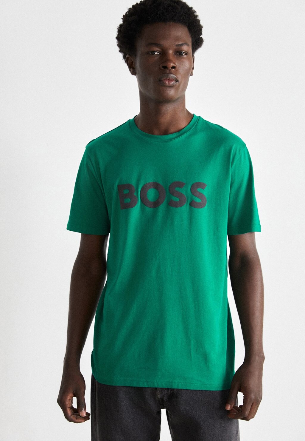 

Футболка с принтом Thinking BOSS, цвет dark green