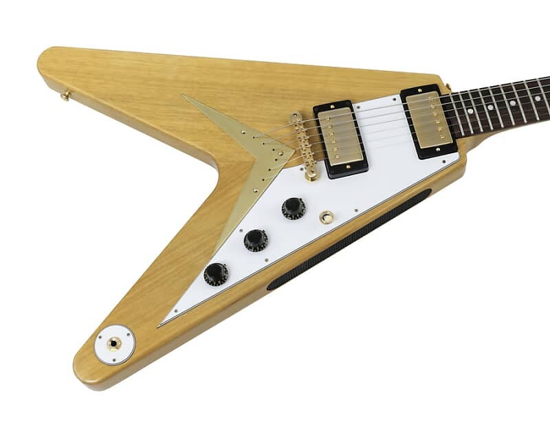 

Электрогитара Gibson Custom Shop 1958 Korina Flying V 2023