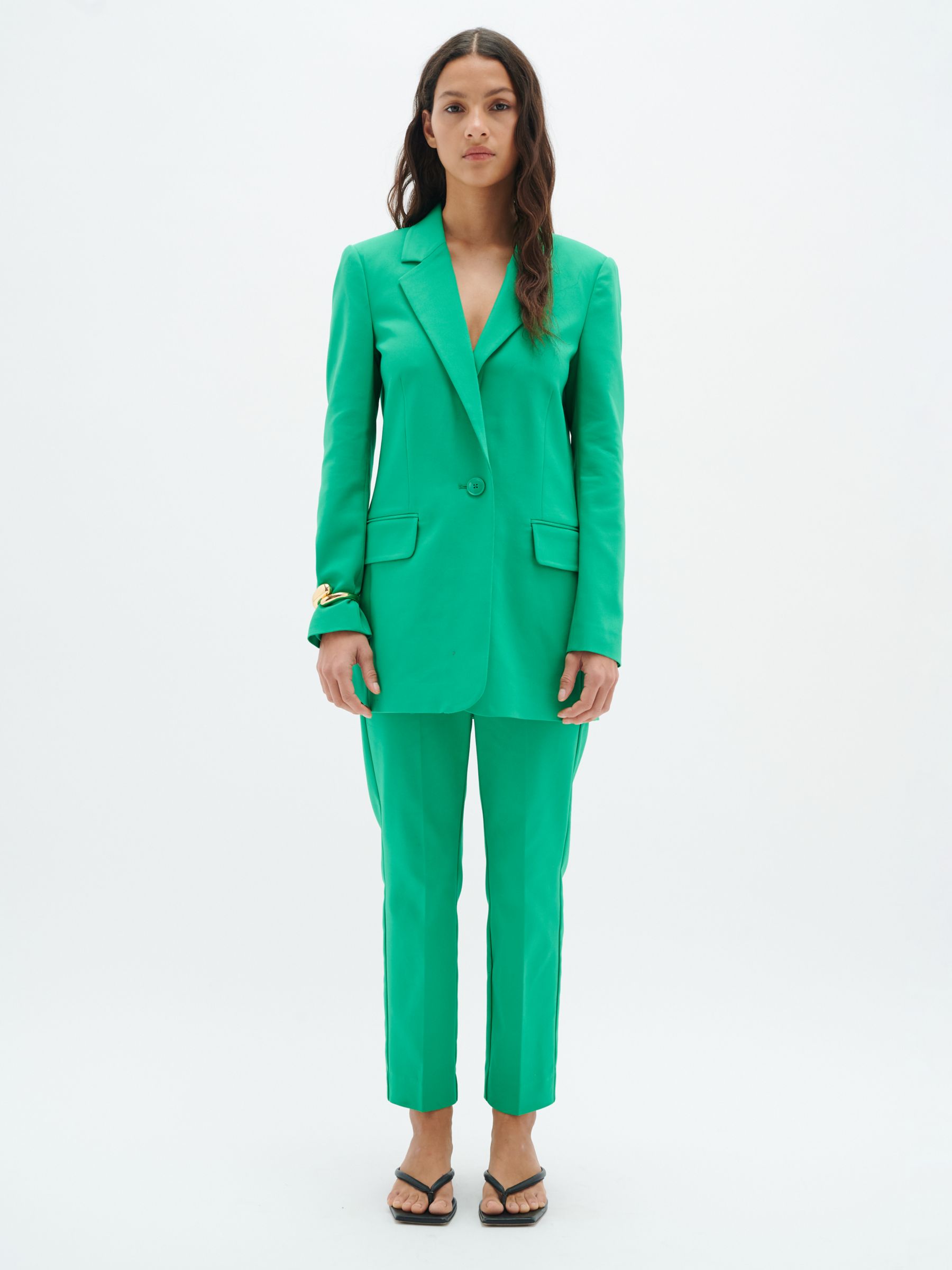 Удлиненный пиджак Zella InWear, ярко зеленый костюмный пиджак inwear zella черный
