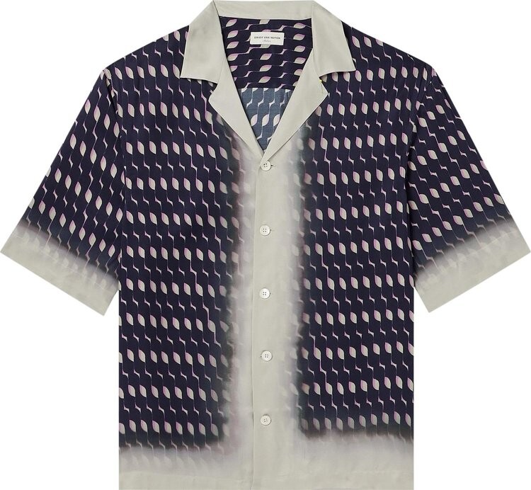 

Рубашка Dries Van Noten Cassi 'Navy', синий