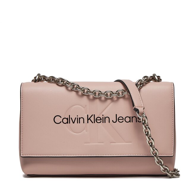 Сумка Calvin Klein Jeans SculptedEw Flap, розовый