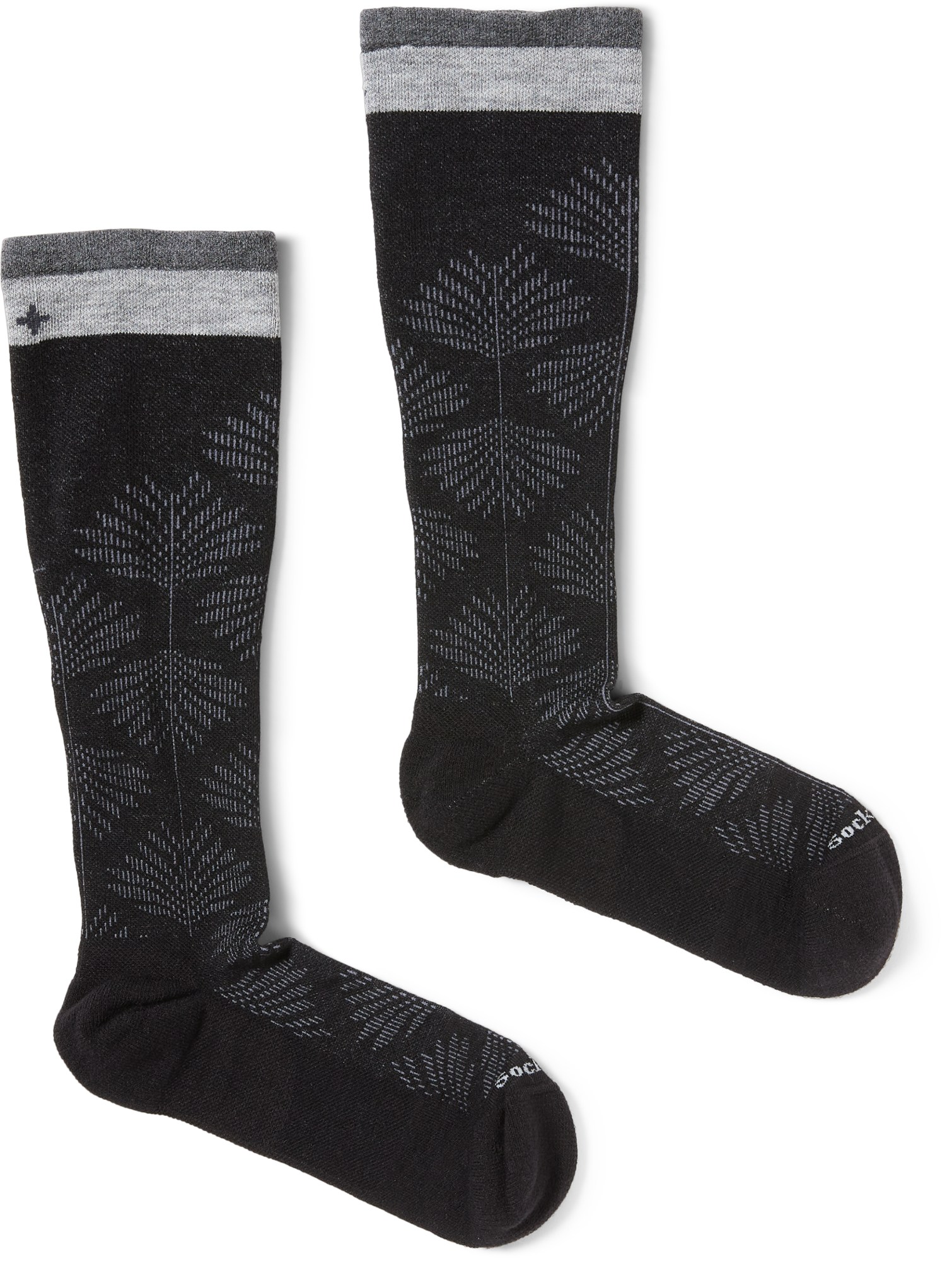Широкие носки с цветочным принтом — женские Sockwell, черный женские компрессионные носки на молнии черные или хаки носки до колена с открытым носком с молнией 2022