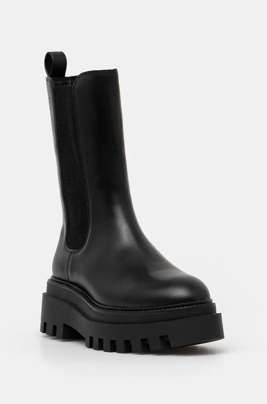 

Кожаные ботинки челси Calvin Klein Jeans FLATFORM CHELSEA BOOT MG LTH, черный