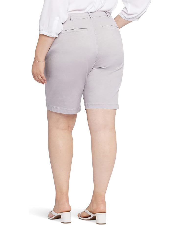 Шорты NYDJ Plus Size Bermuda Shorts, цвет Pearl Grey шорты nydj plus size plus size modern bermuda shorts