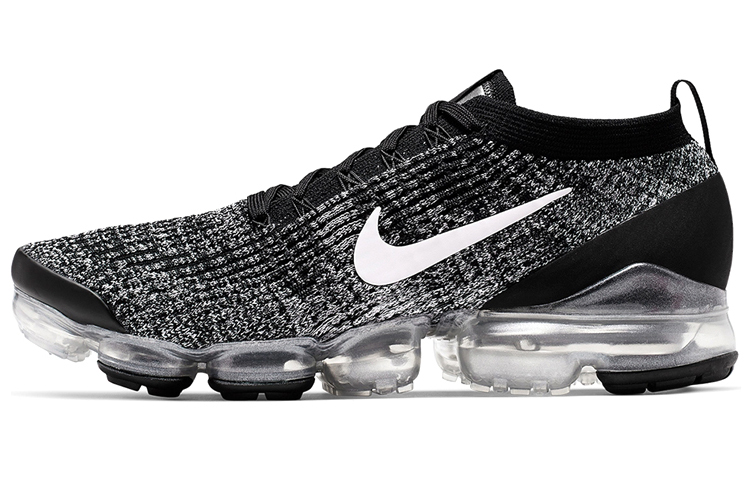 

Мужские кроссовки Nike Vapormax Flyknit 3.0 Oreo черный, белый, серебристый металлик