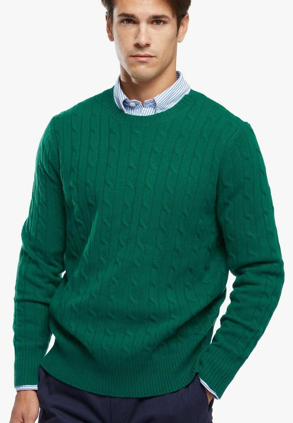 

Свитер Brooks Brothers, темно-зеленый