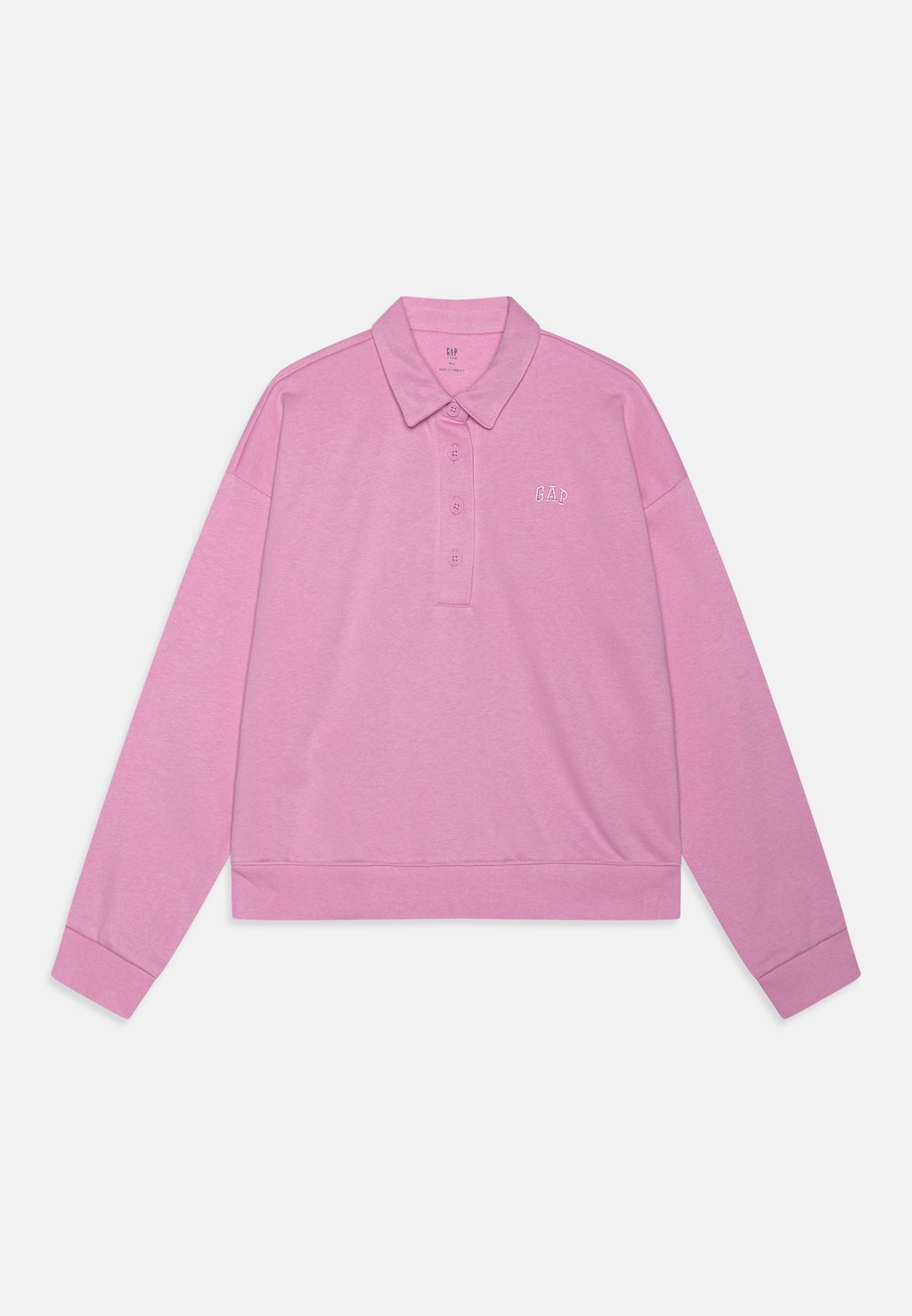 Толстовка Girls Logo GAP, цвет sugar pink толстовка barbie mat x gap girls sweatshirt gap цвет old school pink
