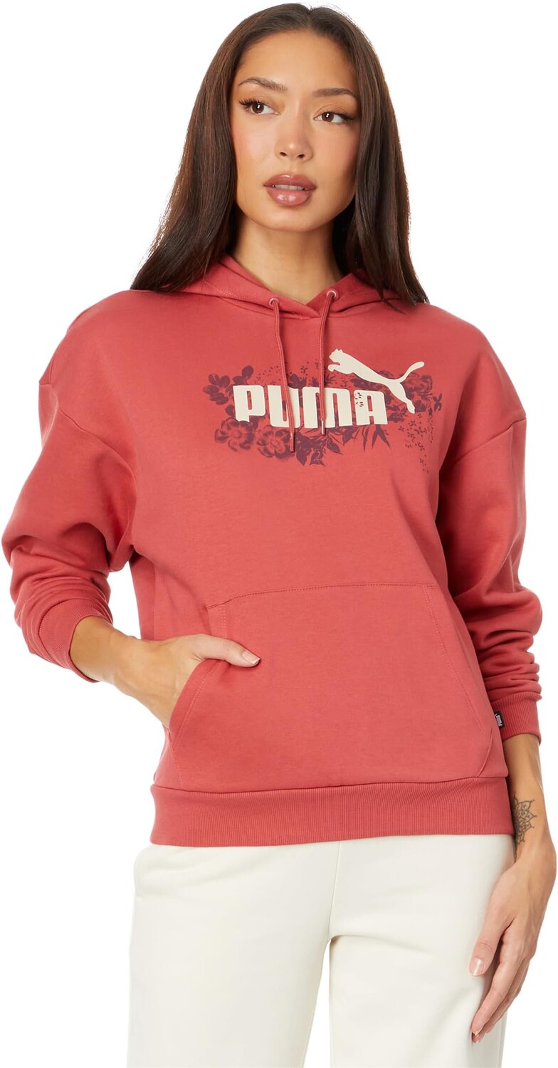 

Пуловер с капюшоном Essentials+ Floral Vibes PUMA, цвет Astro Red