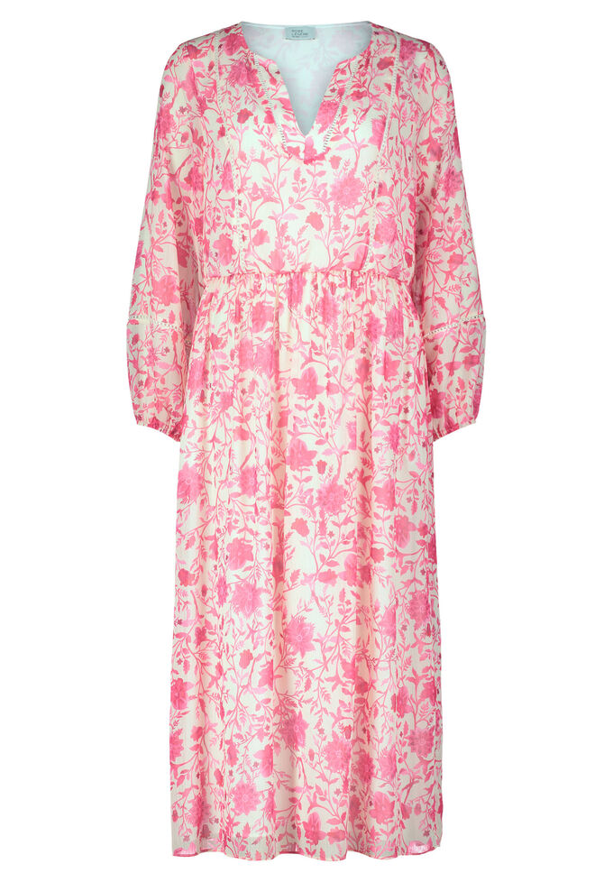 Летнее платье Vera Mont, розовый летнее платье с вырезами vera mont синий