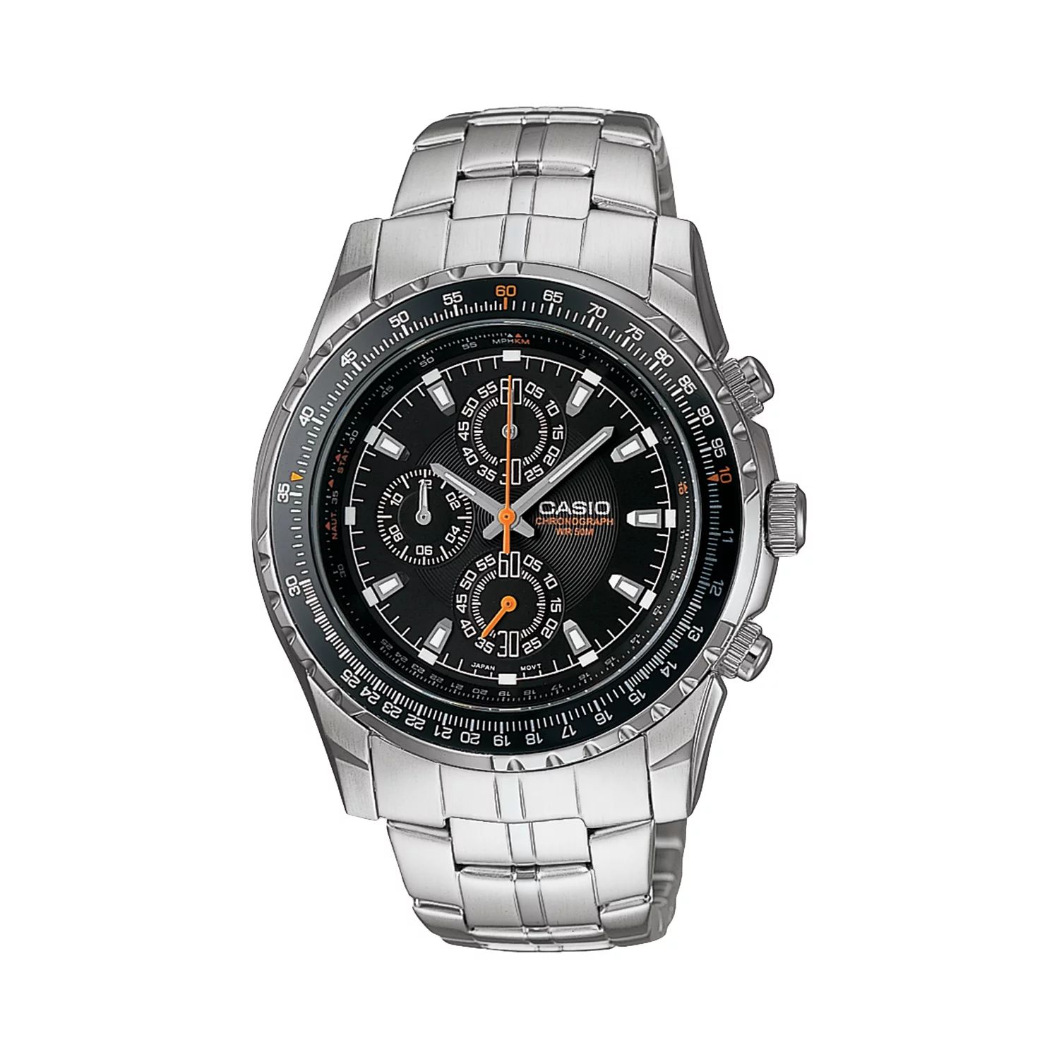 Мужские часы-хронограф из нержавеющей стали — MTP4500D-1AV Casio цена и фото