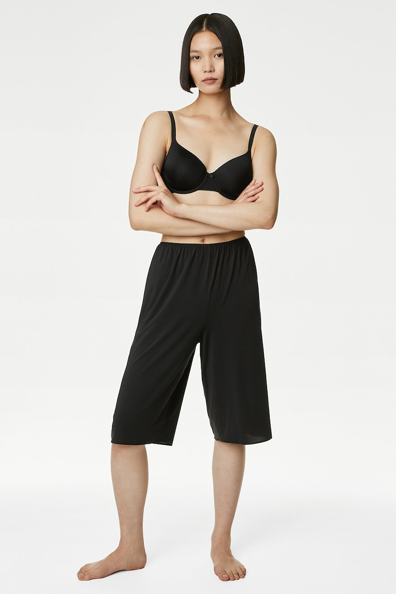 Пижамные штаны-бермуды Flexifit Marks & Spencer, черный