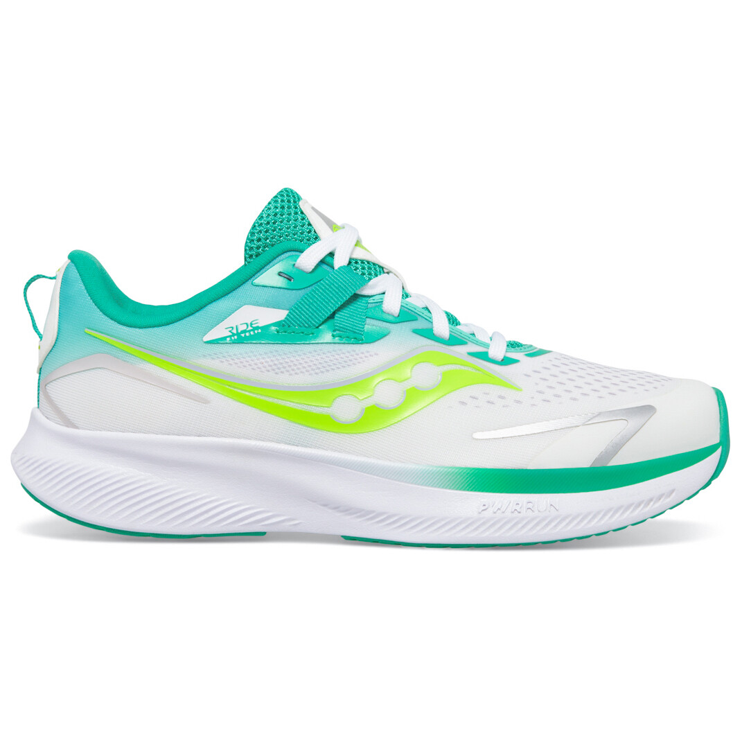 

Беговая обувь Saucony Kid's Ride 15, цвет White/Green