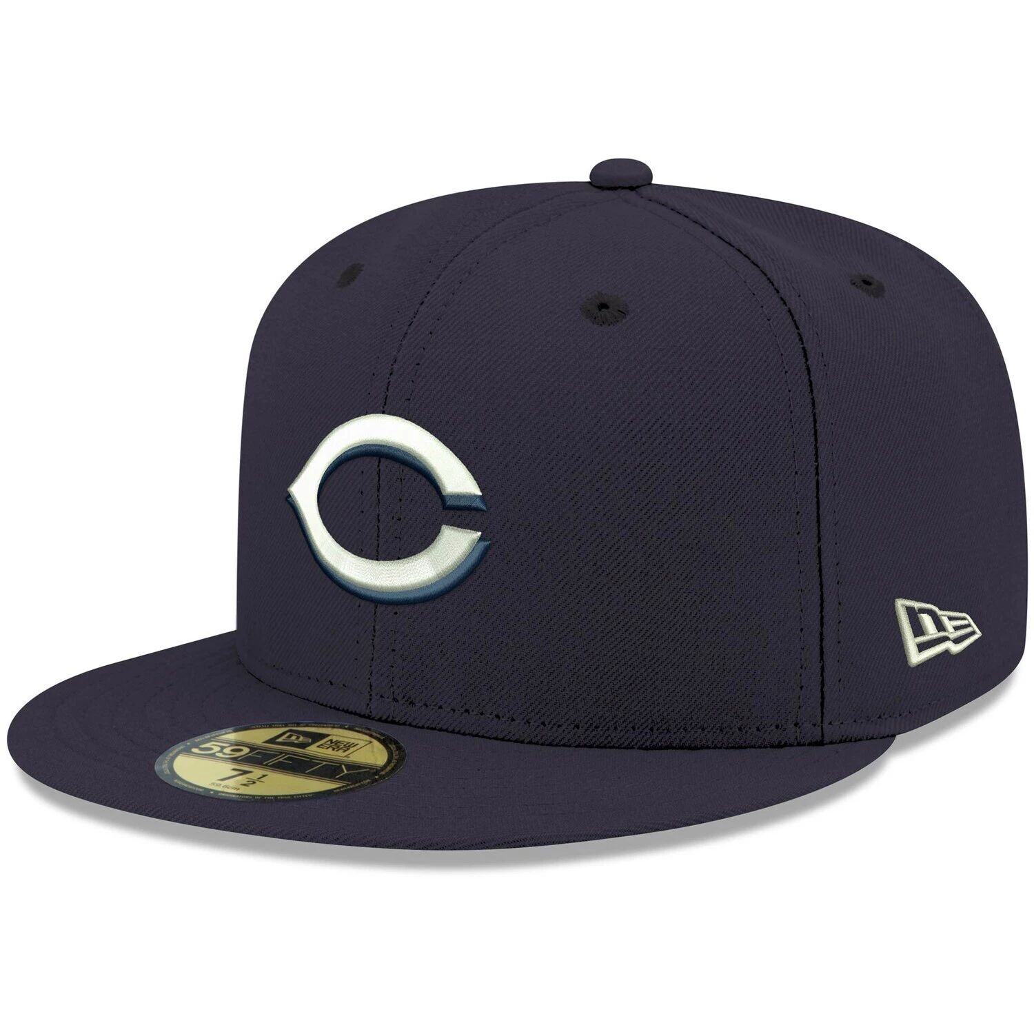 

Мужская приталенная шляпа New Era Navy Cincinnati Reds Logo White 59FIFTY