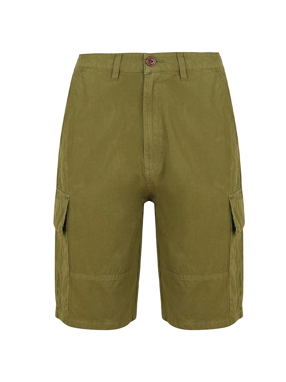

Хлопковые шорты карго из рипстопа Barbour, зеленый
