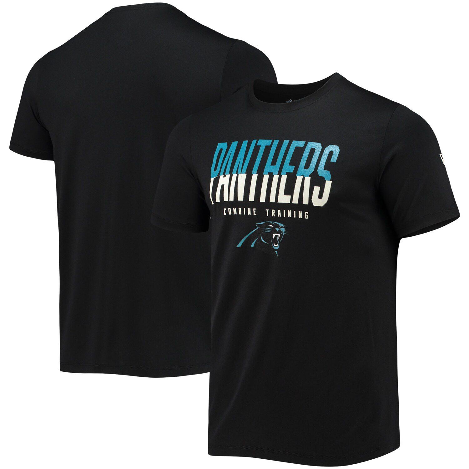 

Мужская черная футболка Carolina Panthers Joint Authentic Big Stage New Era